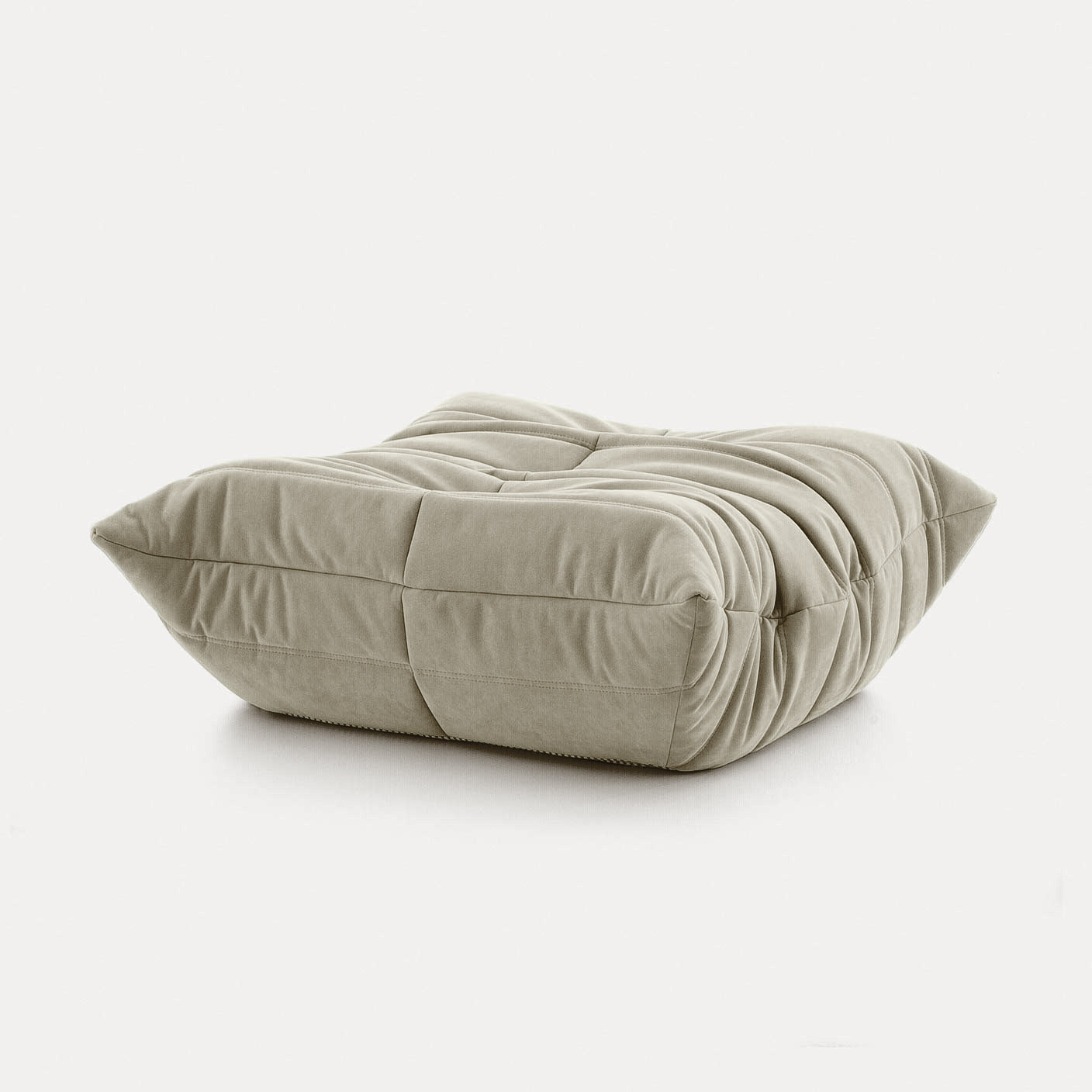 bean bag chair ottoman with tufted upholstery